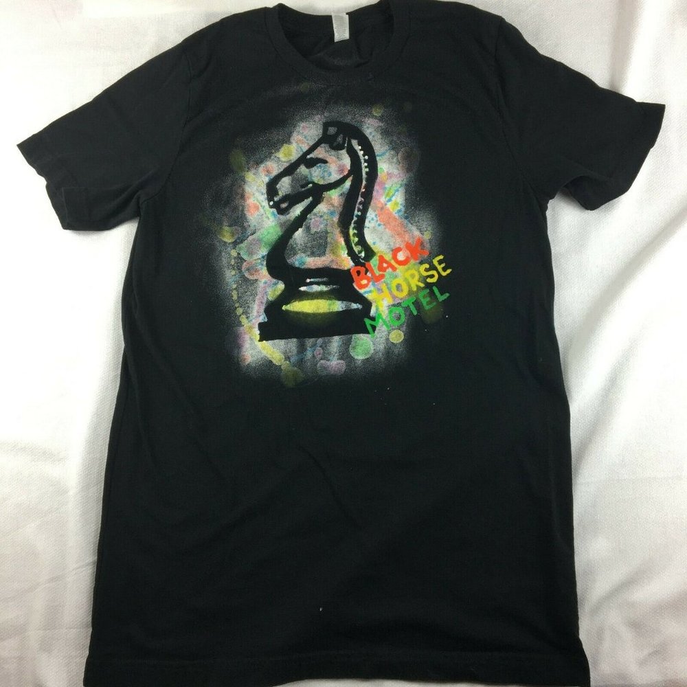 T Shirt Black multicolor "Black Horse Motel"
